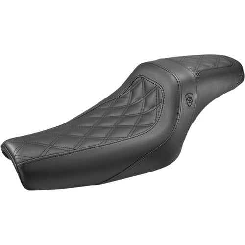 Saddlemen Lutzka Slim Seat - XL w/ 3.3 Gallon Tank (Black) GL80711DB