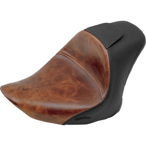 Saddlemen Renegade Lariat Leather Solo Seat (Brown) 806-12-0041B