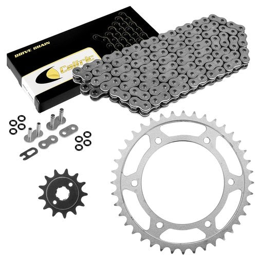 O-Ring Drive Chain & Sprockets Kit for Honda XR250L 1991 1992 1993 1994 95 1996