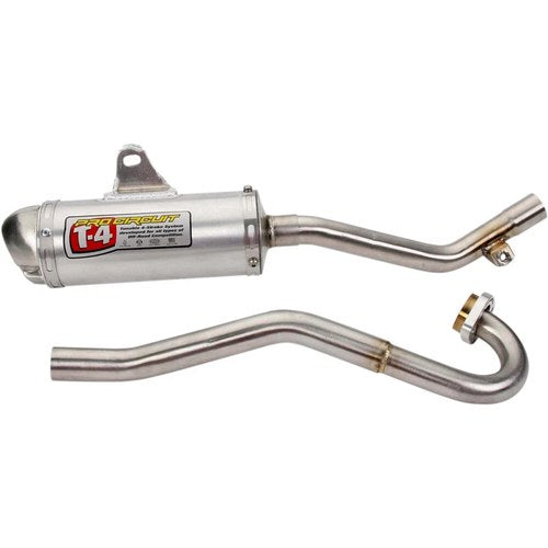 Pro Circuit T-4 Full Exhaust System (Aluminum; Brushed) 4S03125