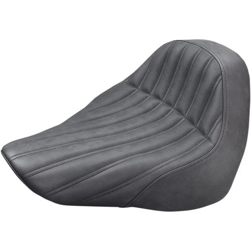 Saddlemen Knuckle Solo Seat - Ribbed (Black) 818-27-0023
