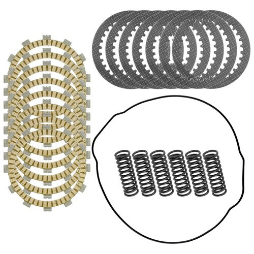 Clutch Friction Steel Plates Springs O-Ring Kit for Yamaha YZ450F FX 2018 - 2023
