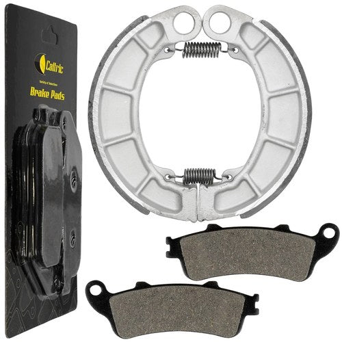Front Brake Pads & Rear Shoes for Honda Cl400 1998, Nv400Cb Steed 400 Vlx 2001