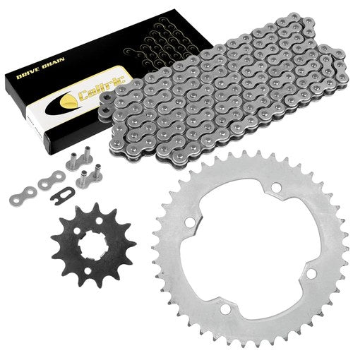 Drive Chain & Sprockets For Yamaha Banshee 350 YFZ350 1987 520 Pitch 104 Link