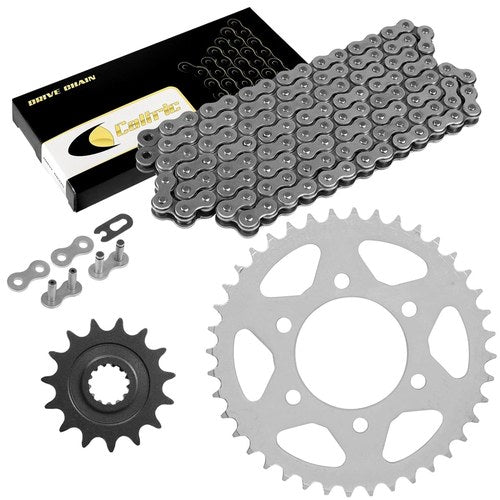 Caltric Drive Chain & Sprockets for Kawasaki Z1000 2007-2008 525 Pitch 110 link