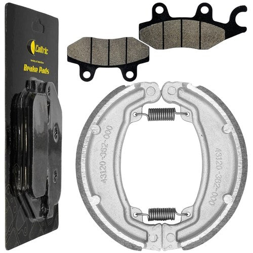 Front Brake Pads & Rear Brake Shoes for Honda Ca250T Rebel Ca 250T 1990 1992