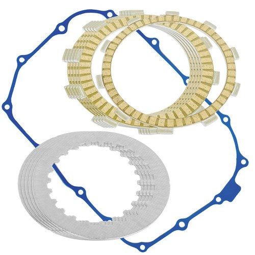 Clutch Friction Steel Plates & Gasket Kit for Honda VT500Ft Ascot 500 1983 1984