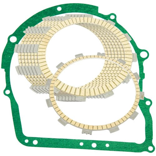 Clutch Friction Plates W/Gasket for Yamaha XVZ1300Tf Royal Star Venture 1999-13