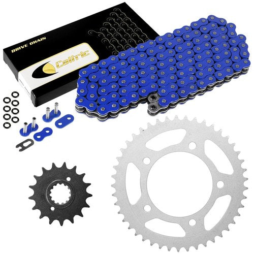 Blue O-Ring Drive Chain & Sprockets Kit For Honda CBR1100XX Blackbird 1997-2007