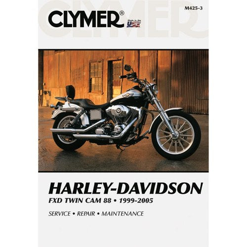 Clymer Physical Book for Harley-Davidson Fxd Twin Cam 88 1999-2005 | M425-3
