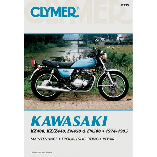 Clymer Physical Book for Kawasaki KZ400, KZ/Z440, EN450 and EN500 | M355