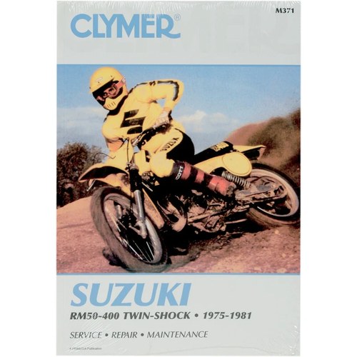 Clymer Physical Book for Suzuki RM50 RM60 RM80 RM100 RM125 RM250 RM370 RM400