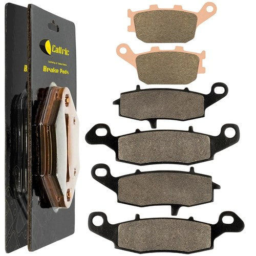 Caltric Front and Rear Brake Pads for Suzuki DL1000 V-Strom 1000 2002-2012