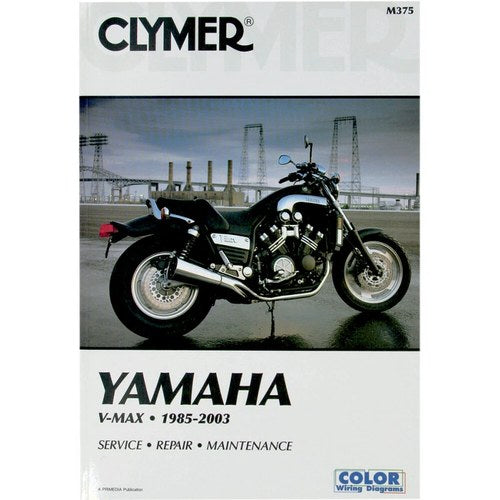 Clymer Physical Book for Yamaha Vmax V-Max 1985-2003 | M375-2
