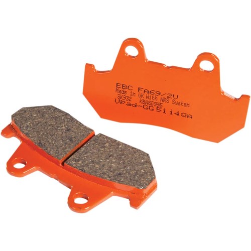 Ebc Organic OE Quality Replacement Brake Pads / One Pair (FA69/2)