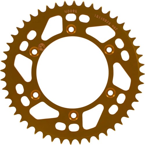 Moose Racing 48T Aluminum Rear Sprocket (Orange) 48-tooth | 1211-0672