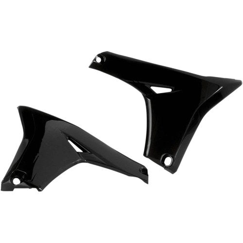 Acerbis Lower Radiator Shrouds/Covers (Black) 2374150001