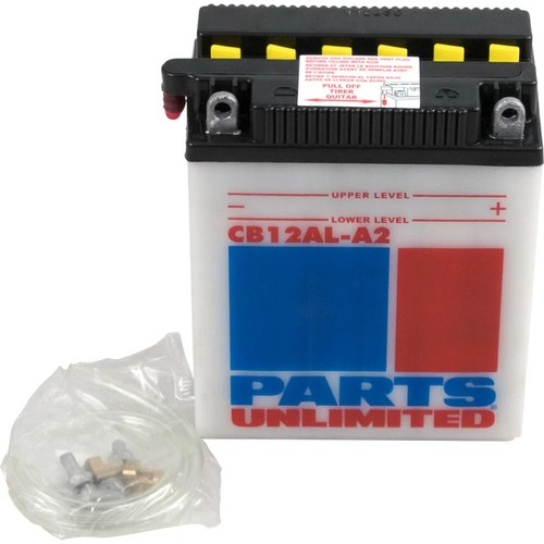 Parts Unlimited 12V Heavy-Duty Battery YB12AL-A2 (RCB12AL-A2)