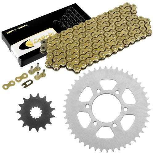 Drive Chain & Sprockets Kit for Kawasaki ER-6F ER-6N EX650 2006-2016