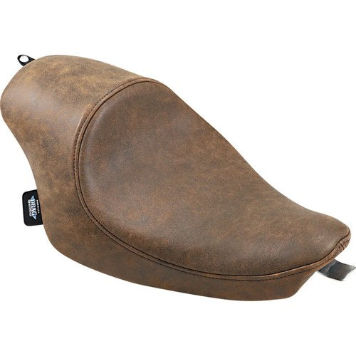 Drag Specialties 3/4 Low Solo Seat - Leather (Brown) 0804-0747