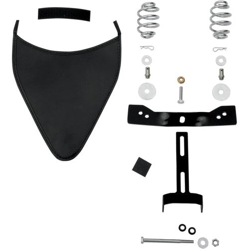 Drag Specialties Frame Mount Spring Solo Seat Mount Kit (Black) 0820-0048