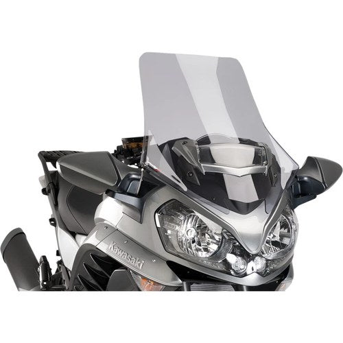 Puig Race Windscreen - Tour - Kawasaki (Light Smoke) 7628H