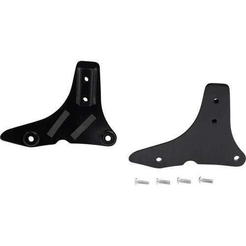 Khrome Werks Sissy Bar Side Plates - 14- Flhx Flhr (Black) Pair | 263855