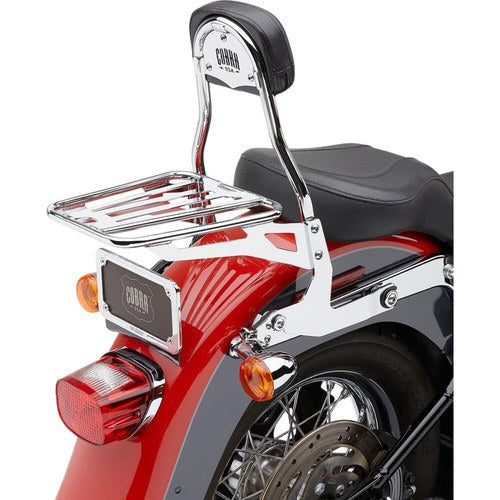 Cobra Detachable Backrest Kit - 14" - Softail (Chrome) Standard | 602-2001