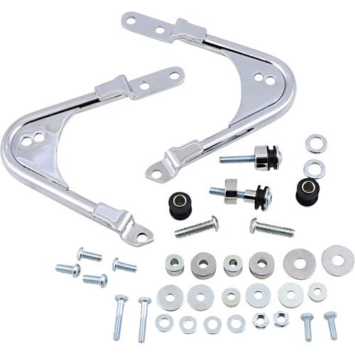 Cobra Two-Up Docking Hardware - Rear (Chrome) 602-2103