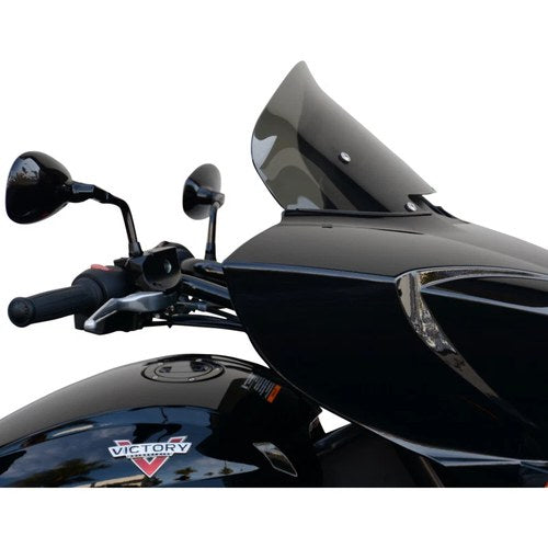 Wind Vest Windshield - 10" - Victory (Dark Smoke) 64-1040
