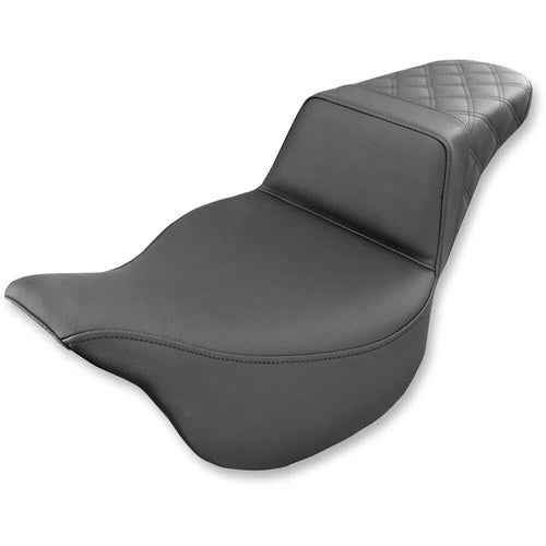 Saddlemen Step Up 2-Up Seat - Rear Lattice Stitched - Flh (Black) 808-07B-173