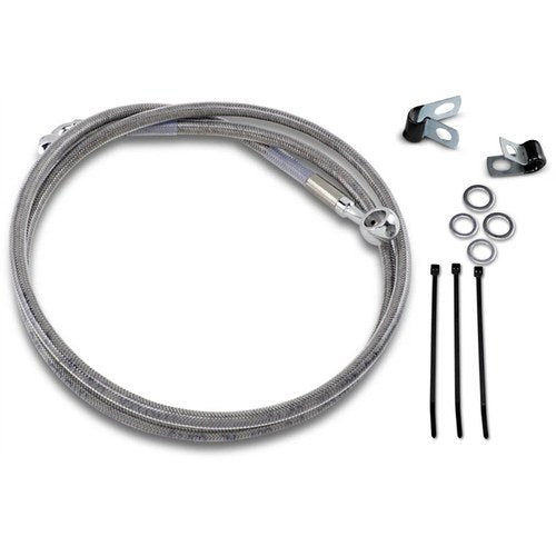 Drag Specialties +8" Brake Line - Front - Stainless Steel - Fxd 95-9 | 640113-8