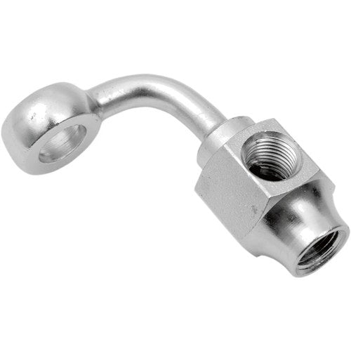 Drag Specialties Banjo Fitting - 3/8" x 1/8" Npt 90 Degree - Short | 301