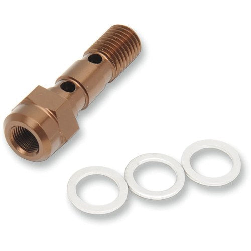 Shindy Aluminum Banjo Bolt with Bleeder - Honda | 17-627