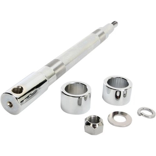 Drag Specialties Chrome Axle Kit - Front - 00-07 Flt | 16-0324NU