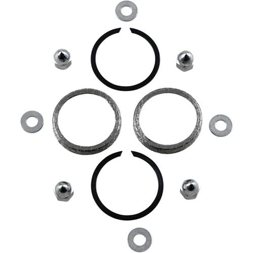 James Gasket Exhaust Port Chrome Gasket Kit - Big Twin/XL | 65324-83-KWG1