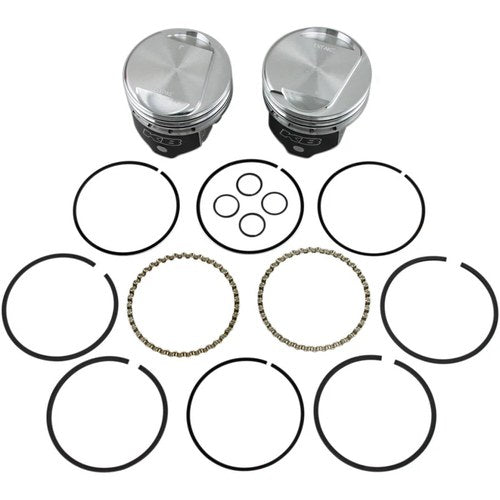 KB Piston Kit - Evolution - +0.005" - 3.498" Bore | KB305.005