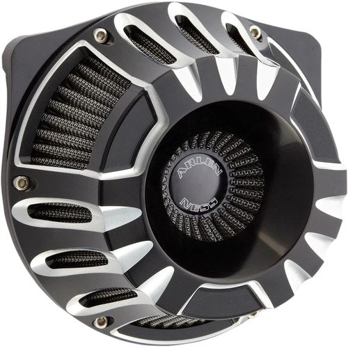 Arlen Ness Air Cleaner Deep-Cut 08-16 FL (Black) 18-927