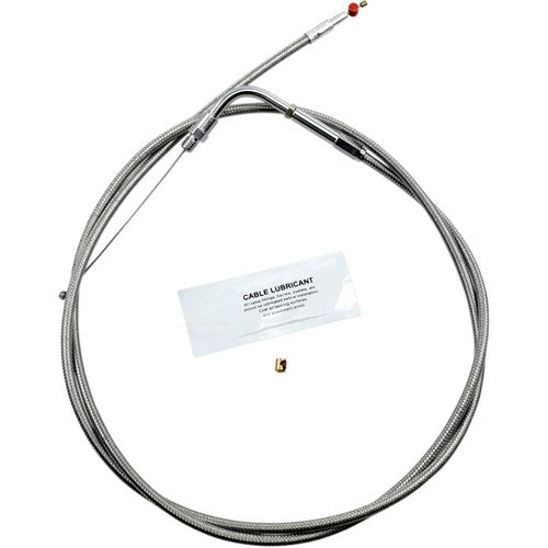 Barnett Extended 12" Stainless Steel Throttle Cable | 102-30-30008-12