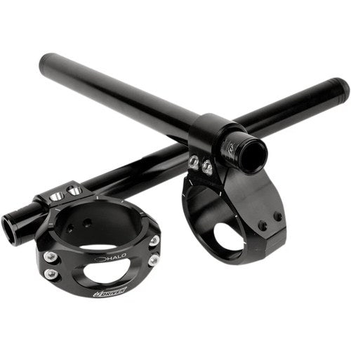 Driven Racing Black 50 mm Halo Clip-On Handlebars | DHCLO-50