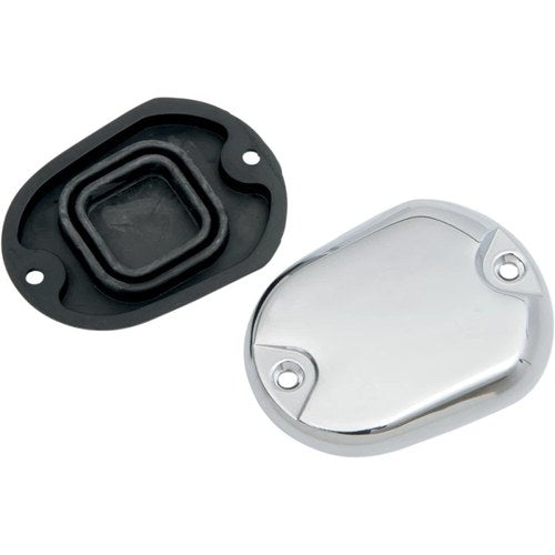 Drag Specialties Chrome Master Cylinder Cover for '04 - '19 XL | H07-0665-C