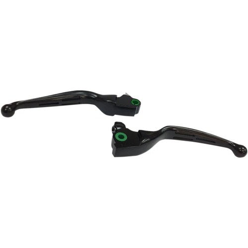Drag Specialties Black Slotted Brake Lever for Trike | H07-0606MB-B
