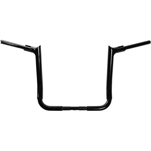 Fat Baggers 14" Black 1-1/2" Pointed Top Handlebar | 805014-B