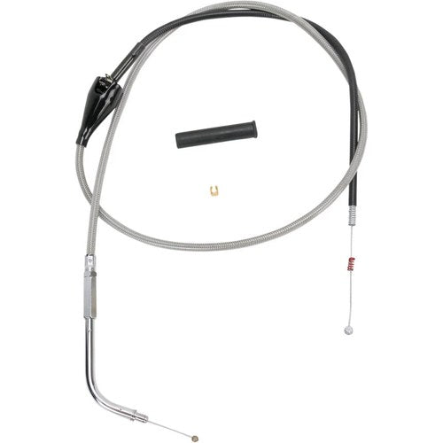 Drag Specialties 44" Braided Idle Cable | 5343144B
