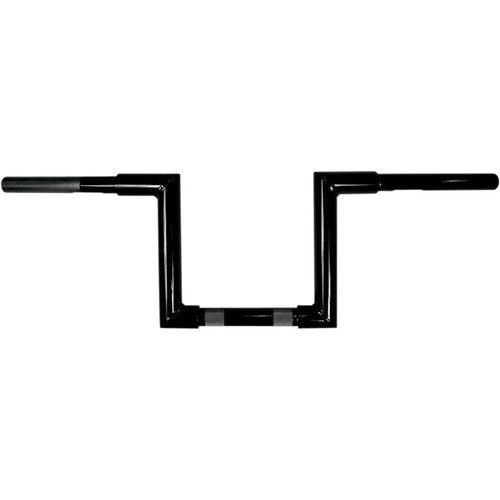 LA Choppers Black 10" Narrow Z 1-1/4" Handlebar | LA-7307-10B