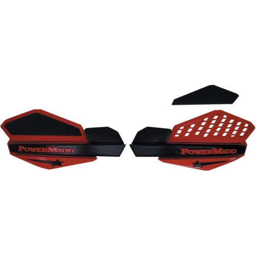 Powermadd Red/Black Handguards | 34202