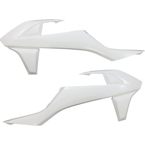 Acerbis Radiator Shrouds - KTM - White | 2421080002