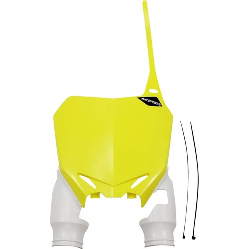 Acerbis Raptor Number Plate - Yellow/White - Rmx | 2527391182