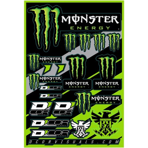 D'Cor Visuals Decal Sheet - Monster | 40-90-102