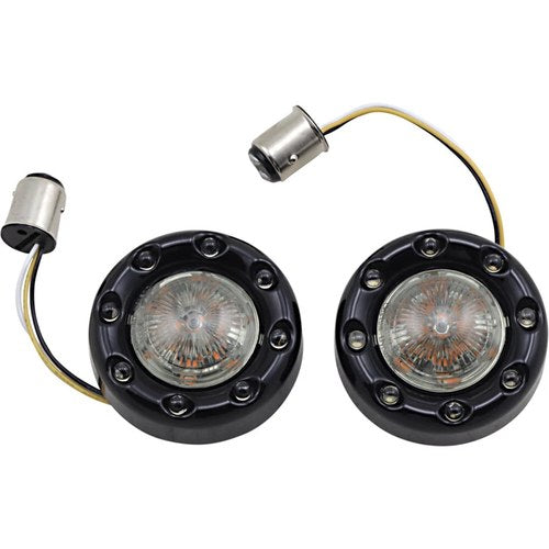 Custom Dynamics Bullet Turn Signal 1157 - Black - Smoke Lens | PB-BR-AW-57-BS